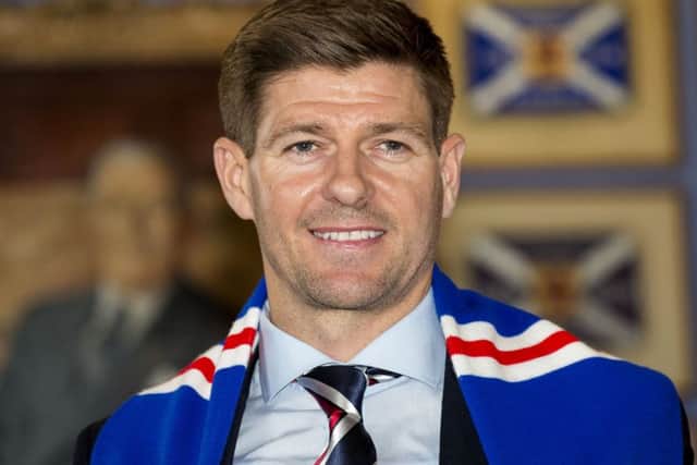 Steven Gerrard officially became the new Rangers manager on Friday. Picture: SNS