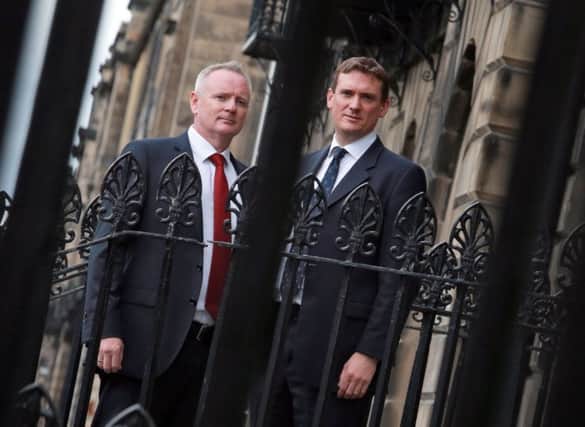Adrian Innes and Stuart Lunn of LendingCrowd. Picture: Stewart Attwood