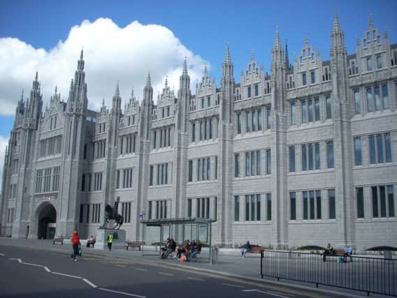 The Aberdeen council headquarters at Marischal College. The city's Labour group of councillors were suspended by their party last year. Picture: Wikicommons