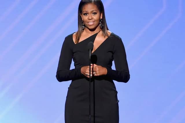 Former First Lady Michelle Obama speaks onstage at The 2017 ESPYS. (Photo by Kevin Winter/Getty Images)