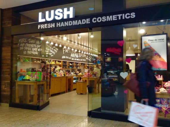 Cosmetic chain Lush has come under fire for its latest advertising campaign