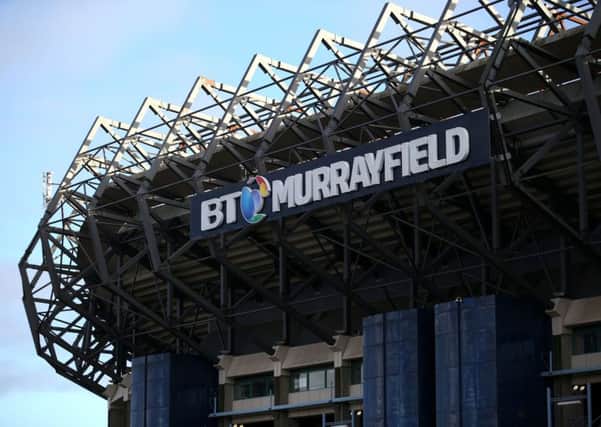 Murrayfield Stadium, where a new ground is to be built on the back pitches. Picture: Jane Barlow/PA Wire