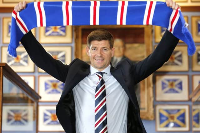 New Rangers manager Steven Gerrard says he has already been hard at work. Picture: Jeff Holmes/PA Wire