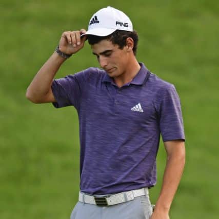 Joaquin Niemann is making his fifth start as a pro. Picture: David Dermer/AP.