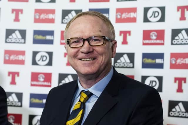Scotland manager.
Alex McLeish. Picture: John Devlin