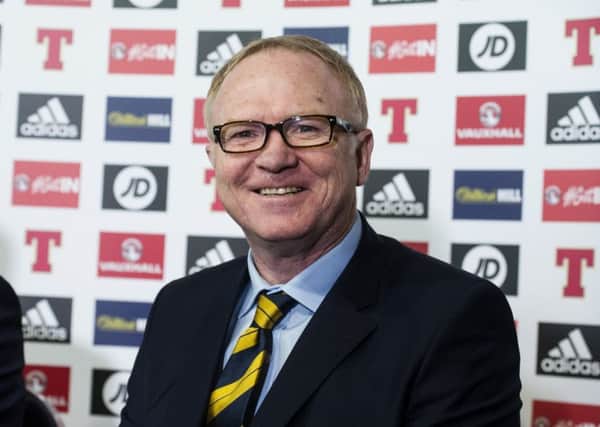 Scotland manager.

Alex McLeish. Picture: John Devlin