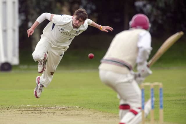 Dylan Budge, bowling, scored 48 with the bat in Granges victory. Picture: Donald Macleod