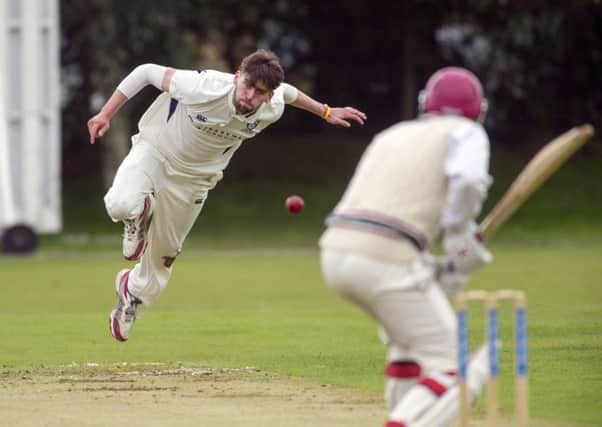 Dylan Budge, bowling, scored 48 with the bat in Granges victory. Picture: Donald Macleod