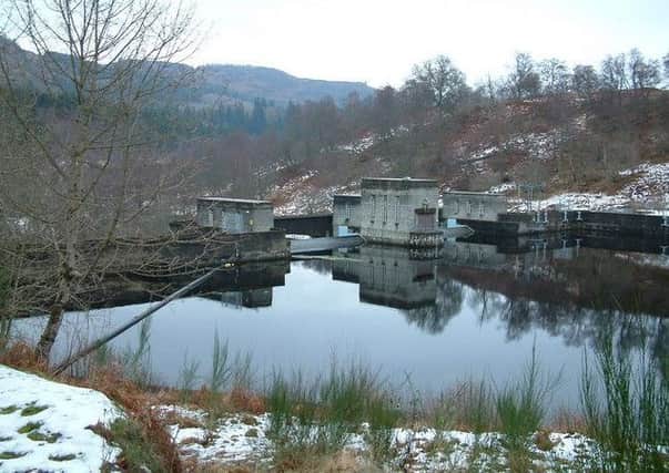 The Clunie Dam on Loch Tummel, Picture: Paul Hookway