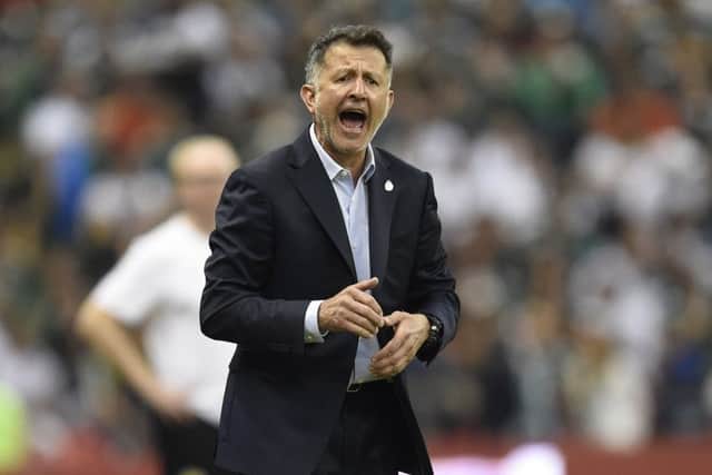 Juan Carlos Osorio was criticised. Picture: AFP/Getty.
