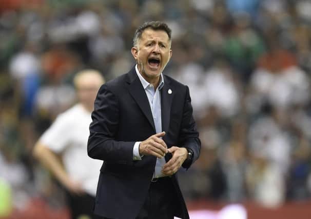 Juan Carlos Osorio was criticised. Picture: AFP/Getty.