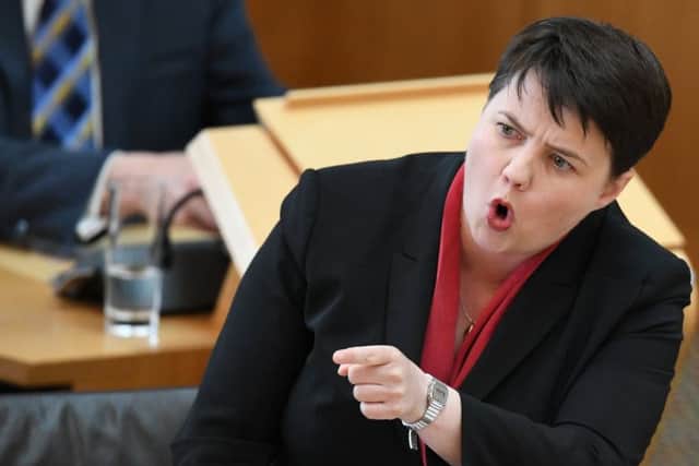 Leader of the Scottish Conservatives Ruth Davidson. (Photo by Jeff J Mitchell/Getty Images)