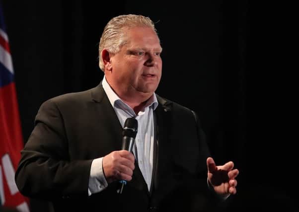 Progressive Conservatives leader Doug Ford promises a 'buck-a-beer' (Picture: Toronto Star via Getty Images)