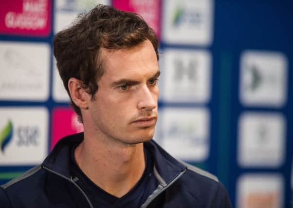 Andy Murray is currently rehabbing from hip surgery. Picture: John Devlin