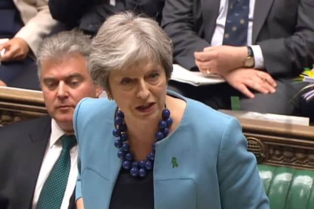 Theresa May attacked the SNP at PMQs. Picture: PA Wire