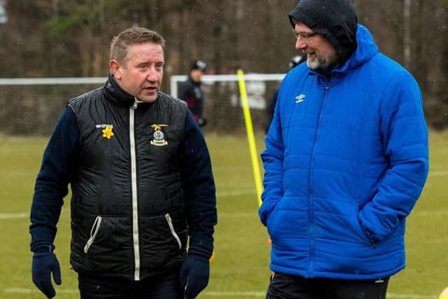 Inverness coach John Robertson and Hearts manager Craig Levein will lock horns in a televised Betfred Cup tie. Picture: SNS