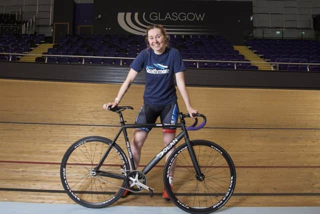 Scottish cyclist Katie Archibald at the Sir Chris Hoy velodrome. Picture: Rob Casey/SNS