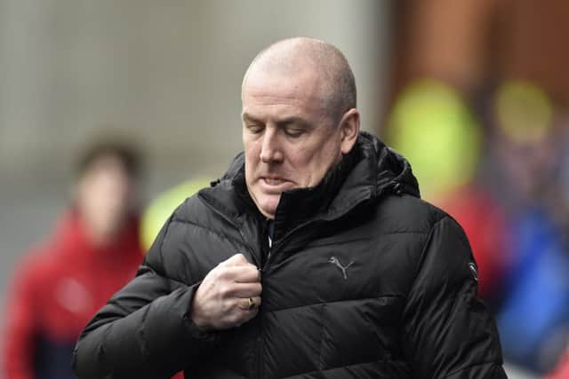 Mark Warburton left Rangers in February 2017, but is still in charge according to his LinkedIn account. Picture: SNS/Rob Casey