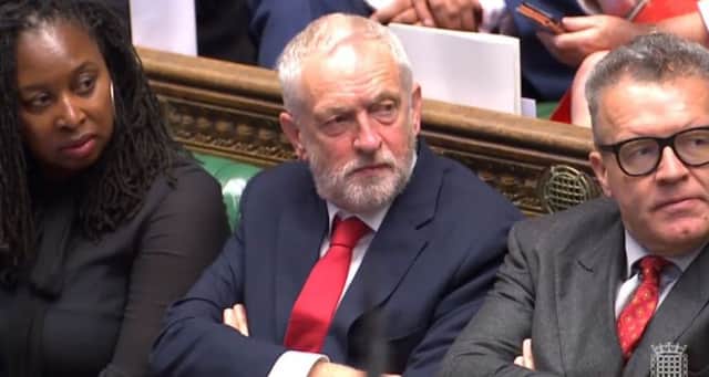 Labour party leader Jeremy Corbyn during Prime Minister's Questions in the House of Commons. Picture: PA Wire