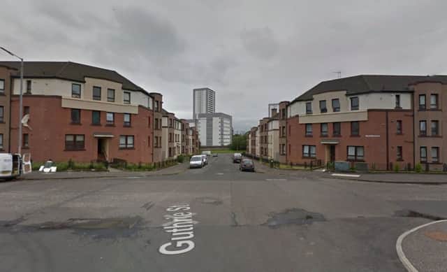 Police attended the incident on Guthrie Street in Maryhill. Picture: Google