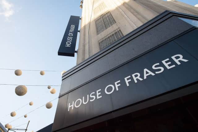 The Oxford Street, London branch of House of Fraser. Picture: Dominic Lipinski/PA Wire