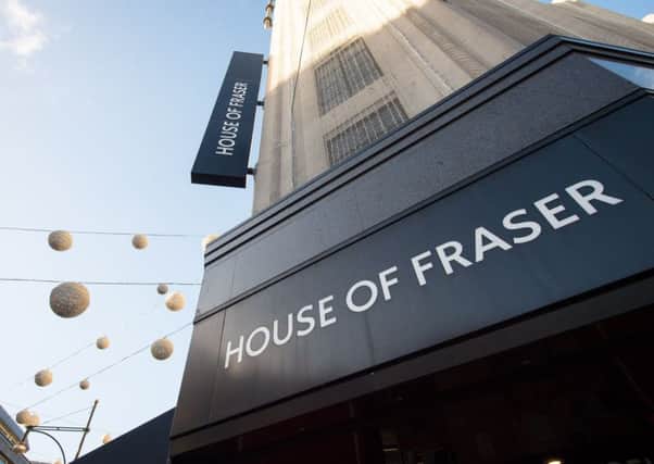 The Oxford Street, London branch of House of Fraser. Picture: Dominic Lipinski/PA Wire