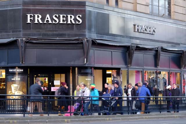 Edinburgh Frasers in the West End of the city has been identified for closure. Picture: PA Wire