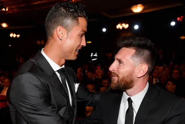 Cristiano Ronaldo and Lionel Messi have put up impressive numbers in their professional careers but World Cup glory has so far eluded both players. Picture: AFP/Getty.