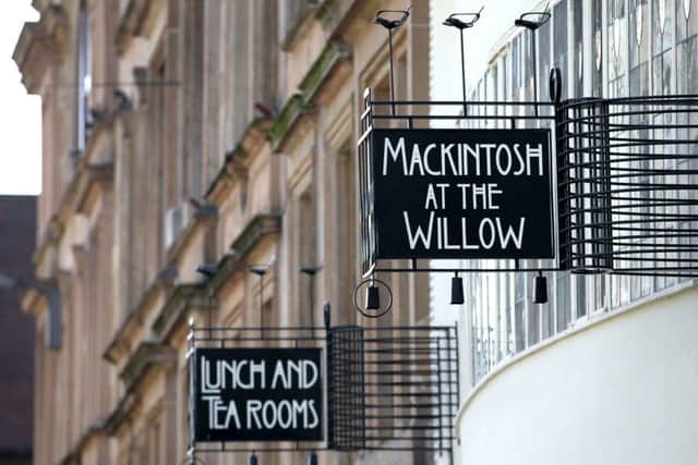 The restaurant at 217 Sauchiehall Street will now be known as Mackintosh at the Willow. Picture: Jane Barlow/PA
