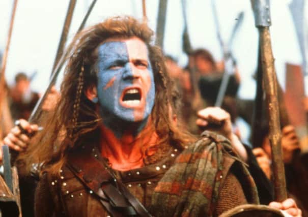 Mel Gibson as William Wallace in the 1995 film Braveheart. Picture: PA
