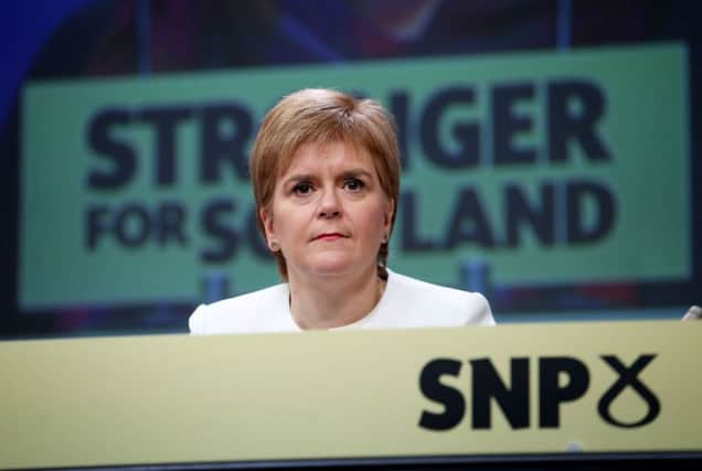 Nicola Sturgeon at the SNP conference in Aberdeen, which opened on Friday. Picture: PA