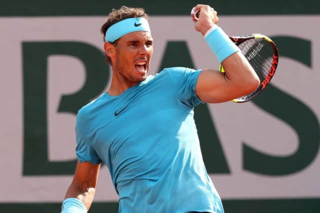 Rafael Nadal was in imperious form in yesterdays French Open semi-final at Roland Garros. Picture: Getty.