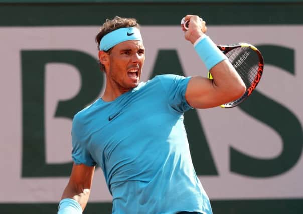 Rafael Nadal was in imperious form in yesterdays French Open semi-final at Roland Garros. Picture: Getty.