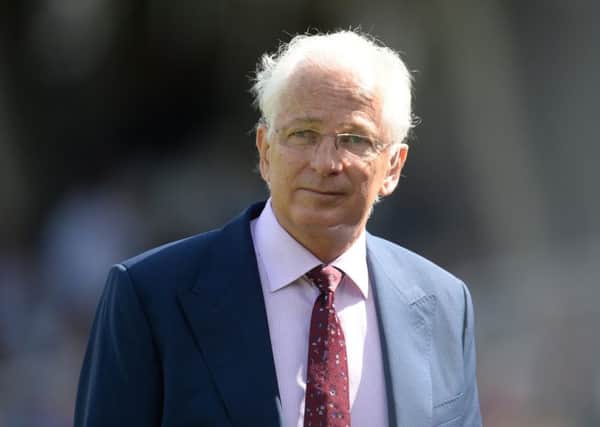 Former England captain David Gower, now a TV cricket commentator, was in Edinburgh for the ODI between Scotland and England. Picture: Philip Brown/Getty Images