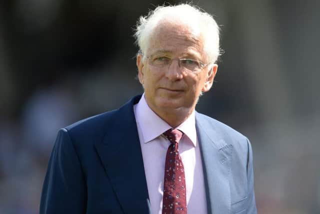 Former England captain David Gower, now a TV cricket commentator, was in Edinburgh for the ODI between Scotland and England. Picture: Philip Brown/Getty Images