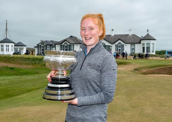 Gemma Batty won the  Scottish Womens Amateur Championship final at Elie.