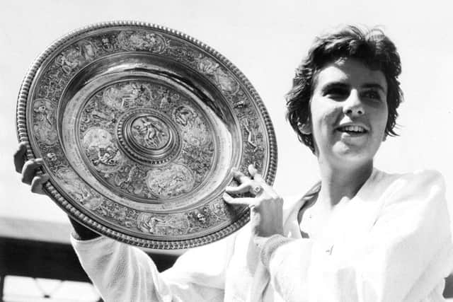 Maria Bueno won the Wimbledon singles title three times. Picture: AP.