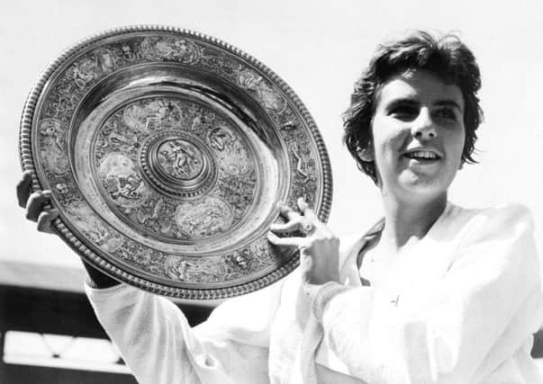 Maria Bueno won the Wimbledon singles title three times. Picture: AP.