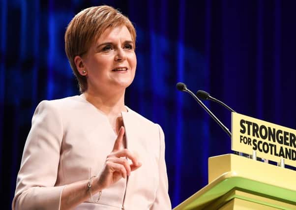 SNP leader Nicola Sturgeon at the party's conference in June. Picture: Getty Images