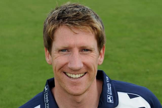 John Blain frustrated the Arbroath batsmen.