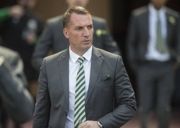 Celtic manager Brendan Rodgers. Picture: John Devlin