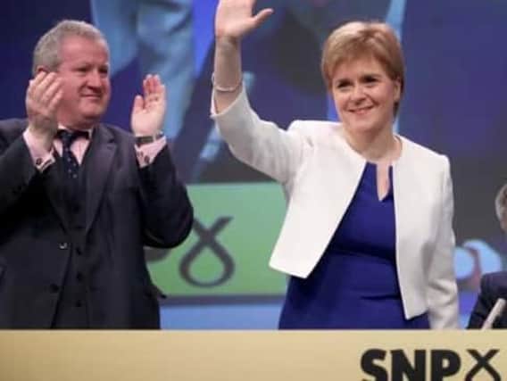 Nicola Sturgeon addressed SNP supporters in Aberdeen at the weekdend