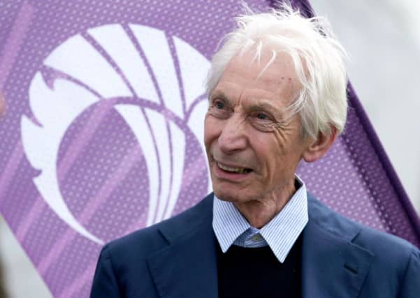 Charlie Watts of The Rolling Stones watched on as his team were humilated by Scotland at the cricket. Picture: Jane Barlow/PA Wire.