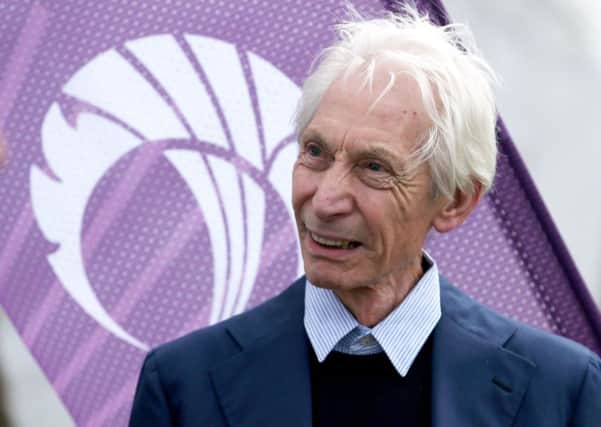 Charlie Watts of The Rolling Stones watched on as his team were humilated by Scotland at the cricket.  Picture: Jane Barlow/PA Wire.