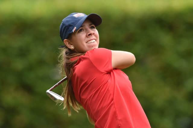 Kristen Gillman's win sealed Curtis Cup glory for the United States. Picture: Getty