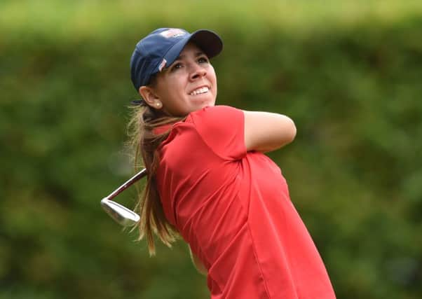 Kristen Gillman's win sealed Curtis Cup glory for the United States. Picture: Getty