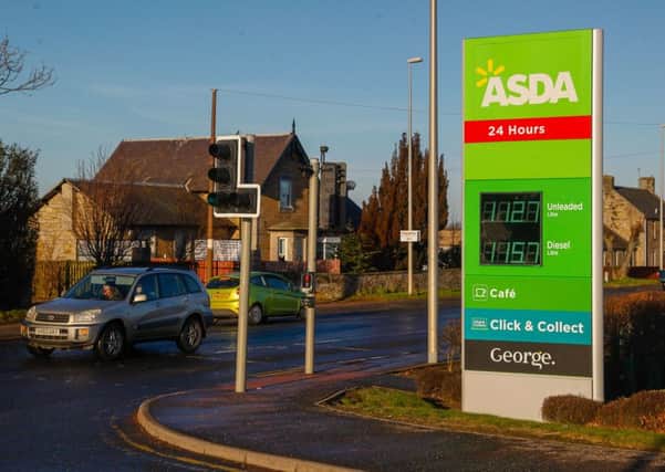 Asda has reduced the price of unleaded by up to 3p per litre and diesel up to 2p. Picture: Johnston Press