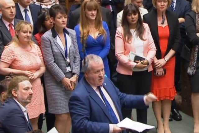 SNP Westminster leader Ian Blackford speaks in the House of Commons. Picture: PA Wire
