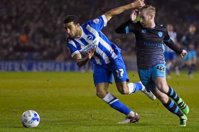 Connor Goldson in action for Brighton. Picture: Getty