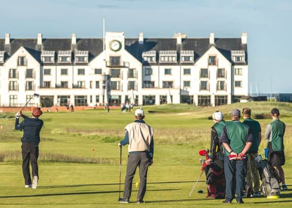 CARNOUSTIE GOLF LINKS. Golf has been played in Carnoustie for well over four centuries.
